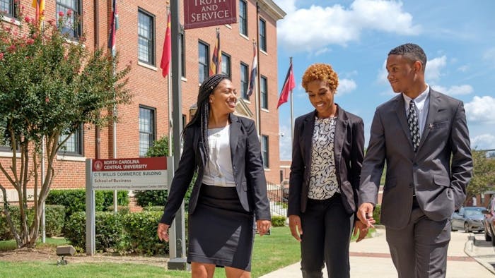 Students at N.C. Central University, one of UNC system's five HBCUs. Photo courtesy of Keisha Williams.&nbsp;