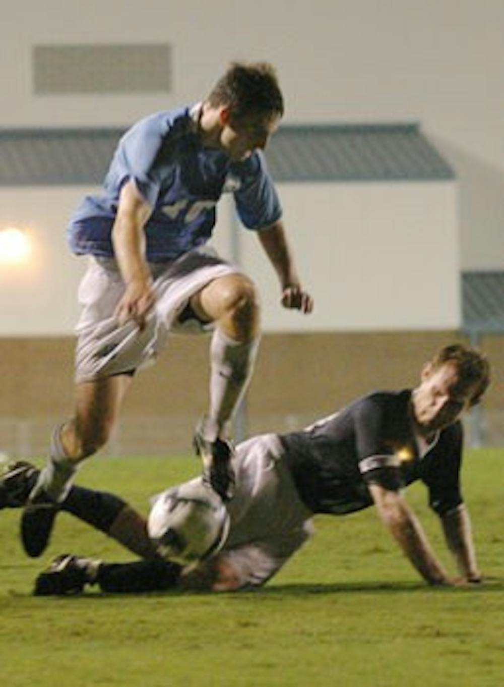 Billy Schuler had four shots during UNC’s 2-1 victory against Duke on Friday. DTH/Reyna Desai