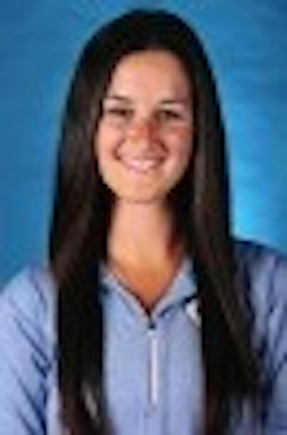 	Jamie Loeb is a freshman on the women’s tennis team from Ossining, N.Y. She was a Blue Chip prosepct. 