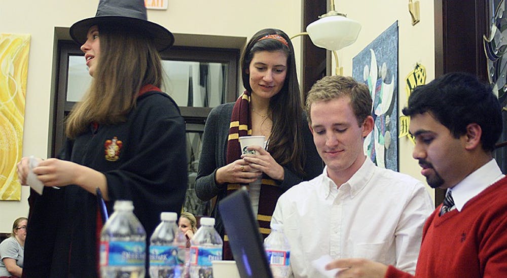 To support the on campus group Project Literacy, students held a Harry Potter trivia contest. 