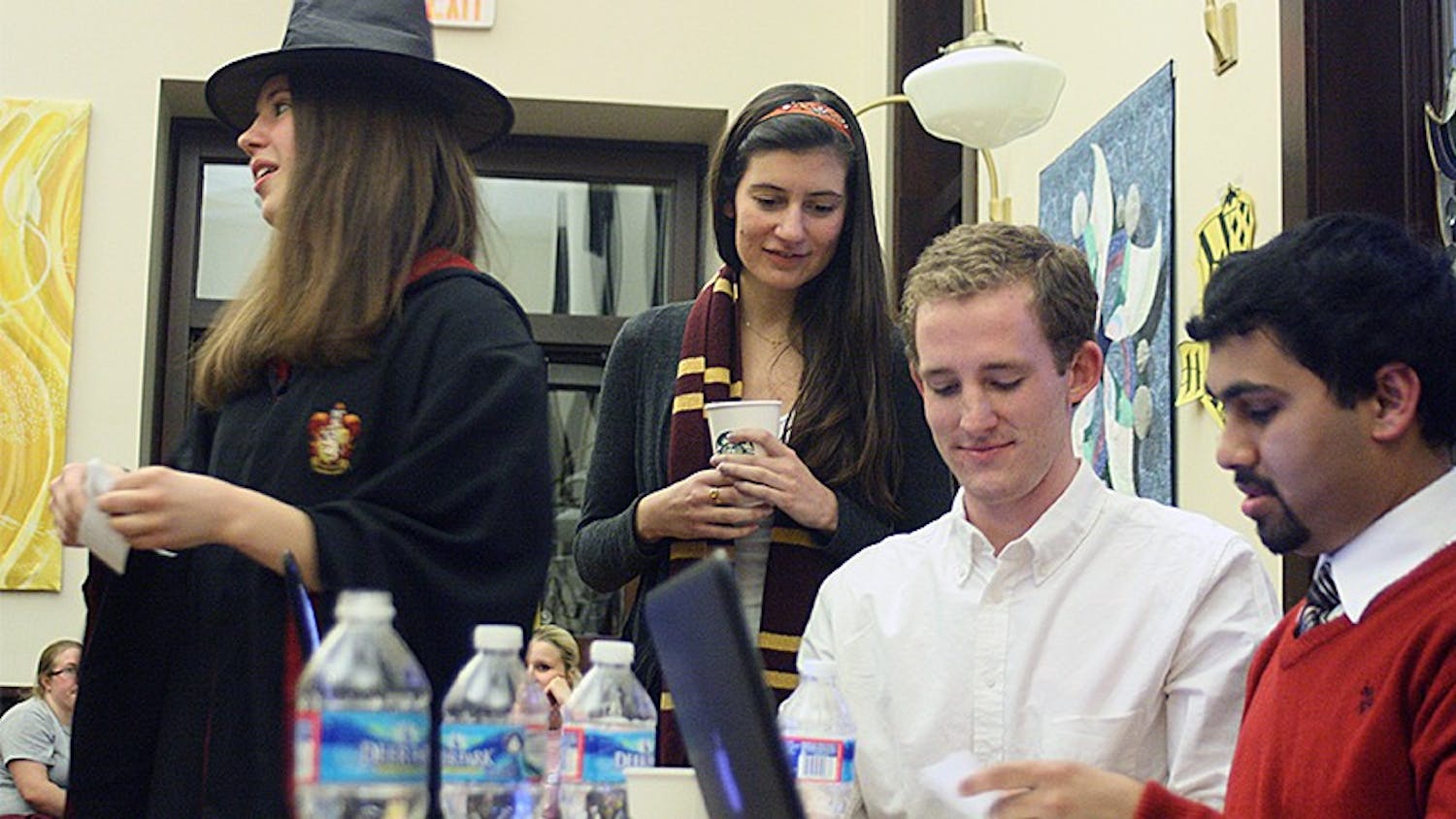 To support the on campus group Project Literacy, students held a Harry Potter trivia contest. 