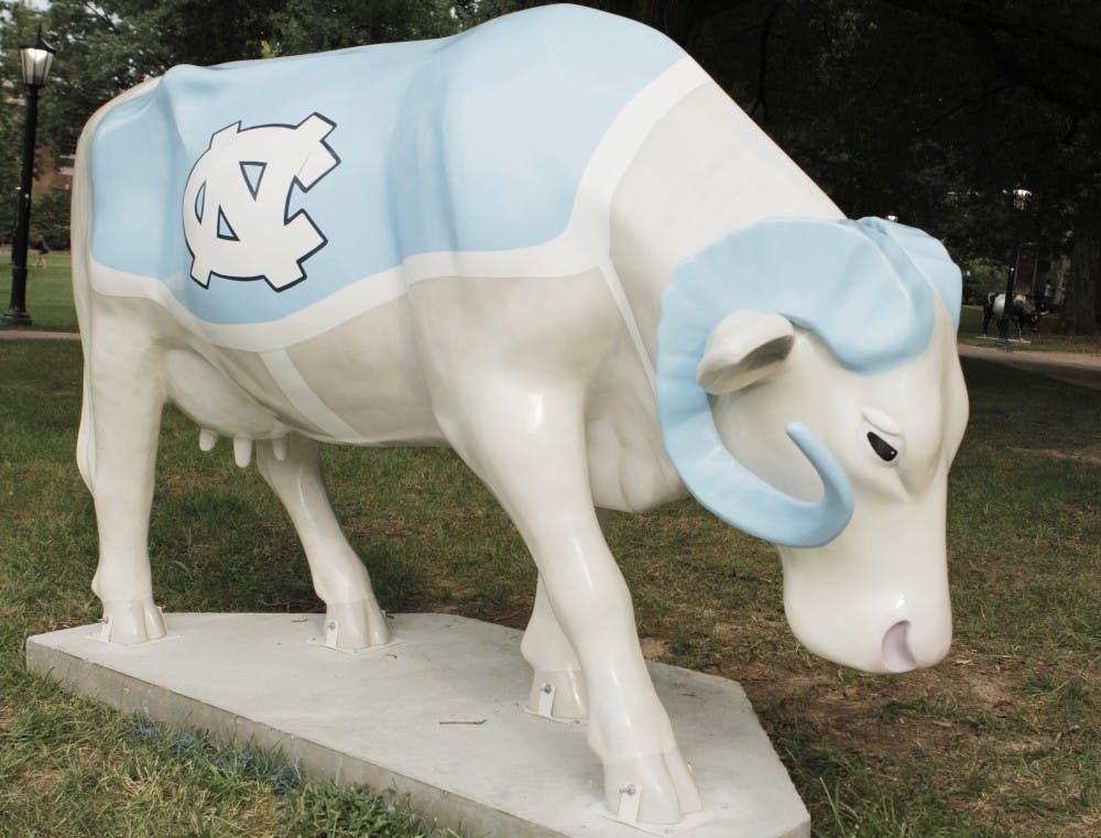 CawParade North Carolina 2012 has come to the Triangle this fall. The exhibit features more than 150 life-sized painted cows. The 3 month exhibit, presented by North Carolina's Children's Hospital, will be sold to benefit the Children's hospital. http://cowparadenc.com/about