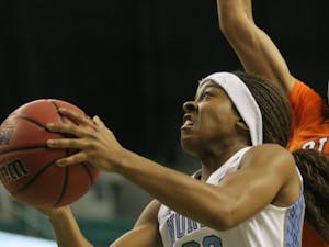 	Cetera DeGraffenreid lit up the Greensboro Coliseum, tallying 11 points, dishing out eight assists and grabbing six steals en route to North Carolina’s first-round ACC Tournament win.