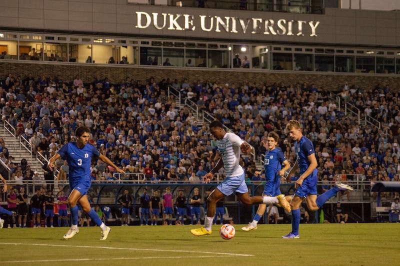 UNC men's soccer draw against No. 5 Duke gives Tar Heels muchneeded