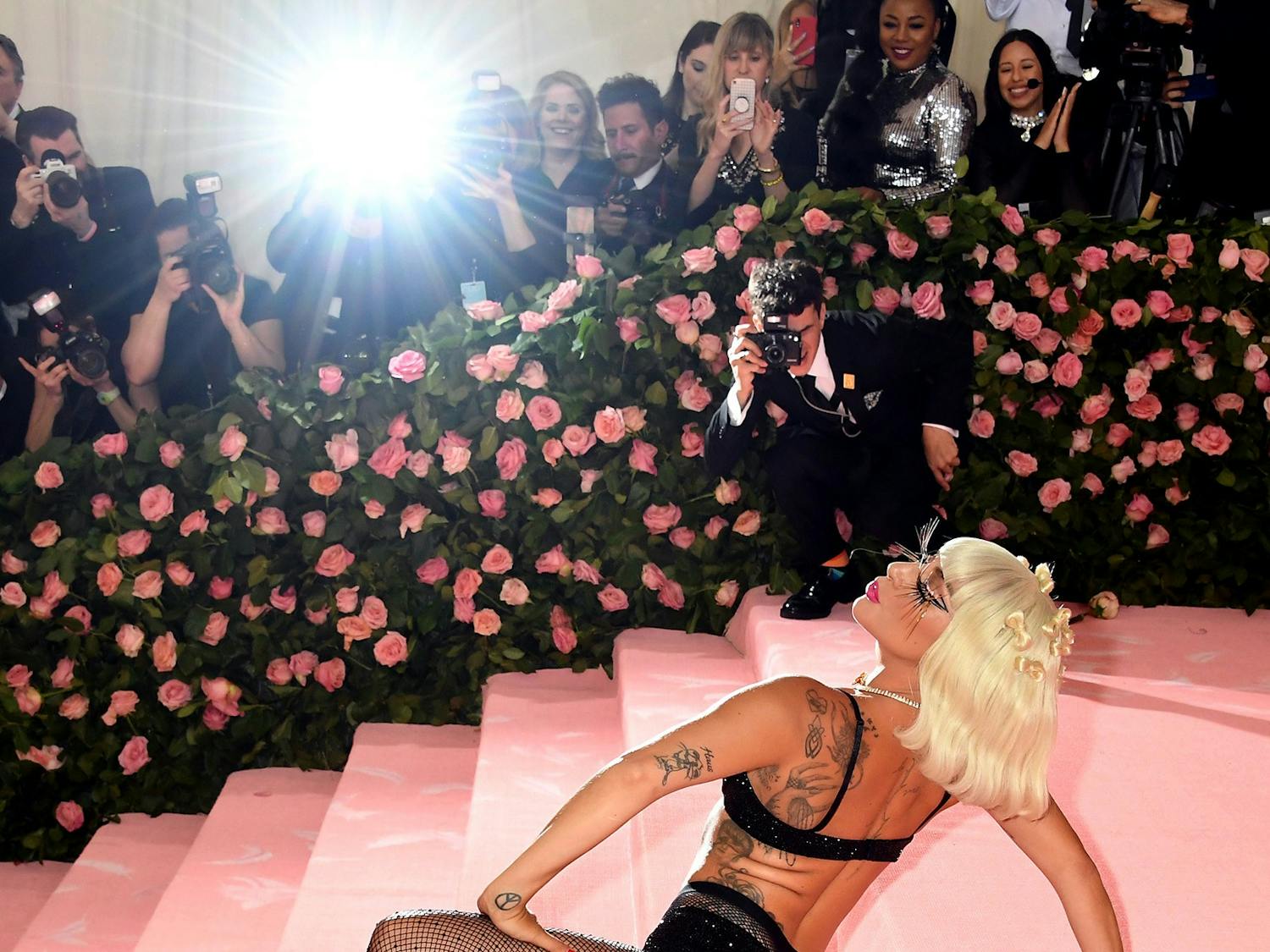 Lady Gaga attending the Metropolitan Museum of Art Costume Institute Benefit Gala on May 6, 2019 in New York, N.Y. Photo courtesy of Jennifer Graylock/PA Wire/Zuma Press/TNS
