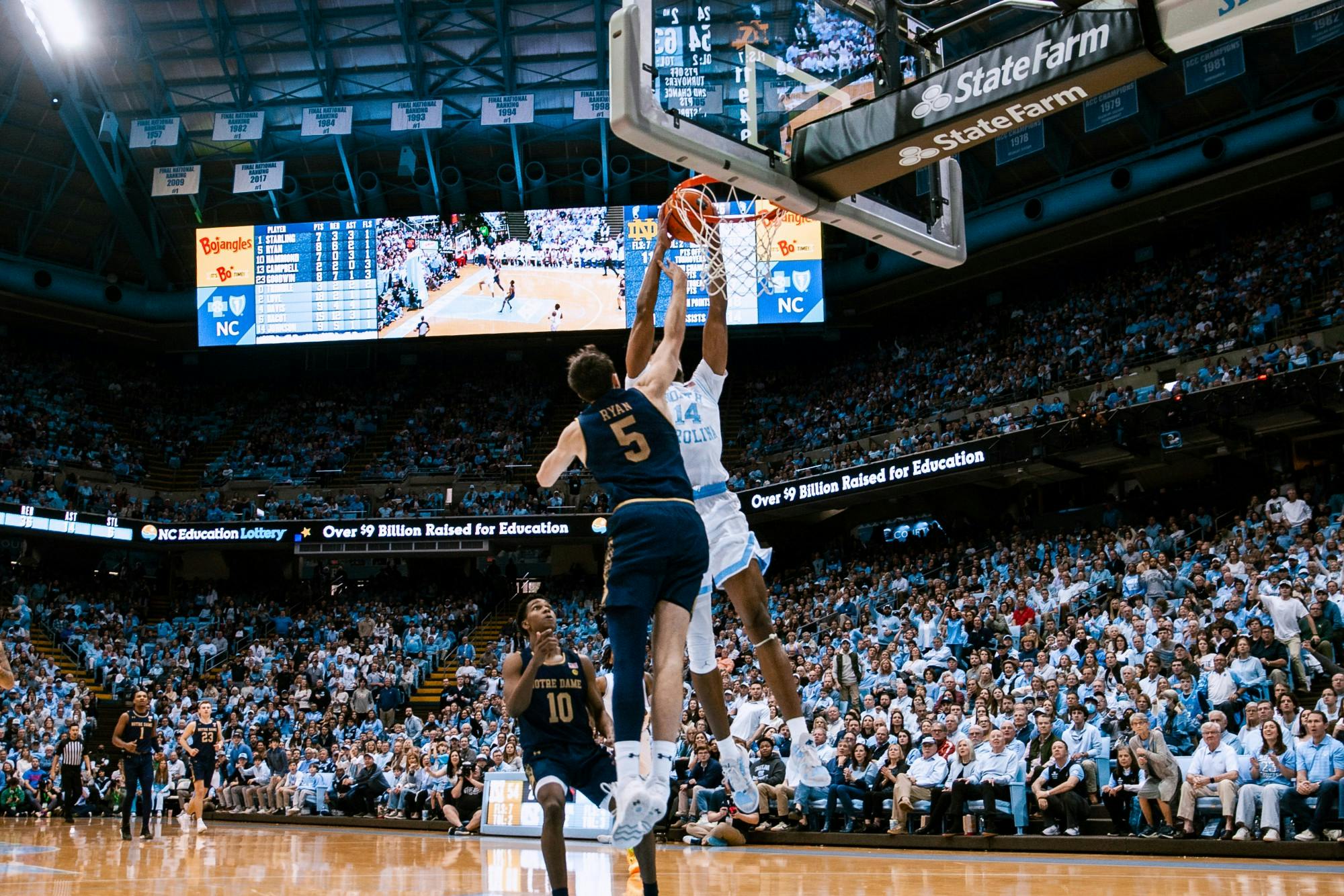 Cohesive play leads UNC men's basketball to 17-point win over Notre Dame -  The Daily Tar Heel
