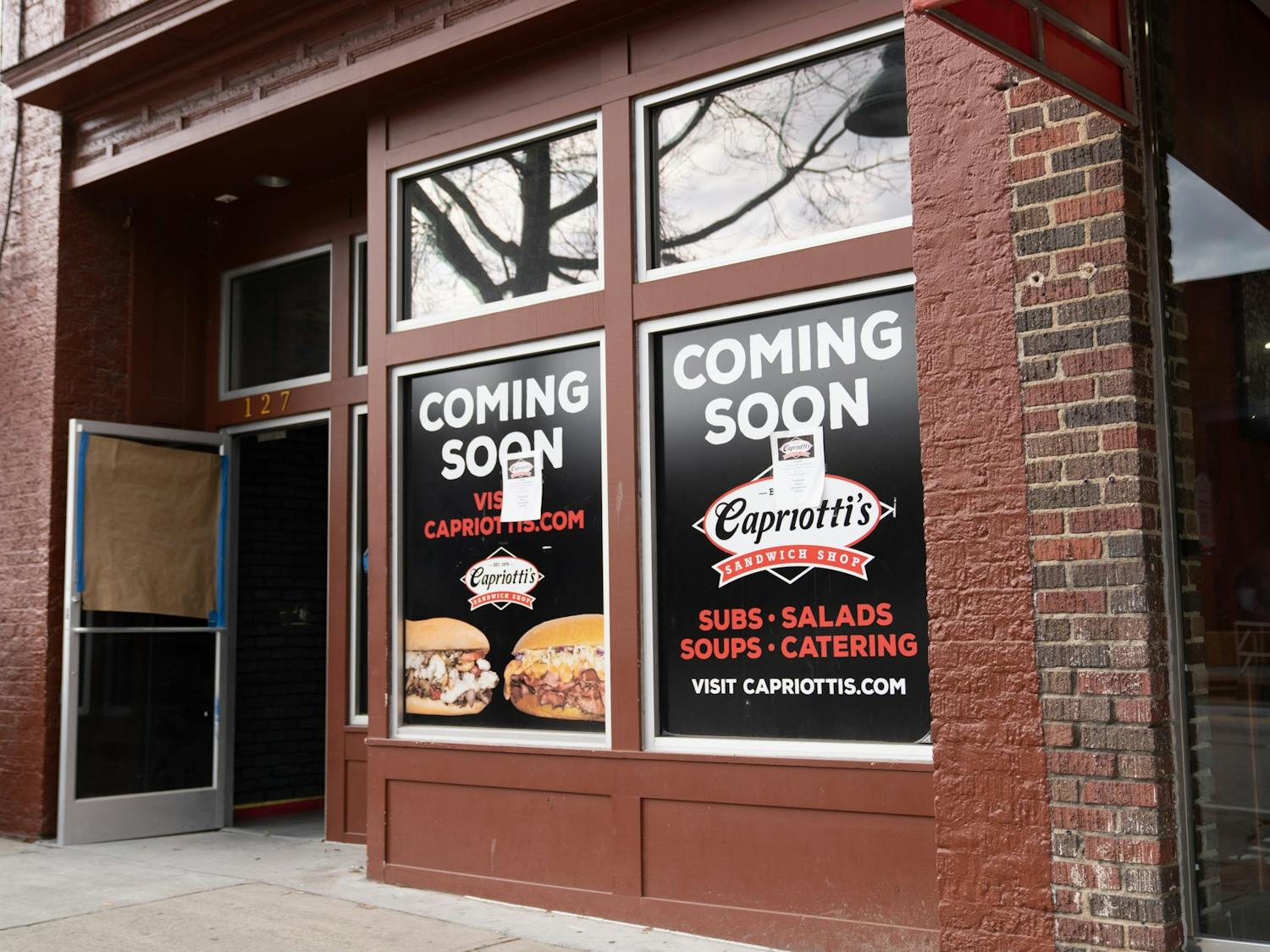 Capriotti's Sandwich Shop is pictured on Franklin Street on Friday, Feb. 24, 2023.