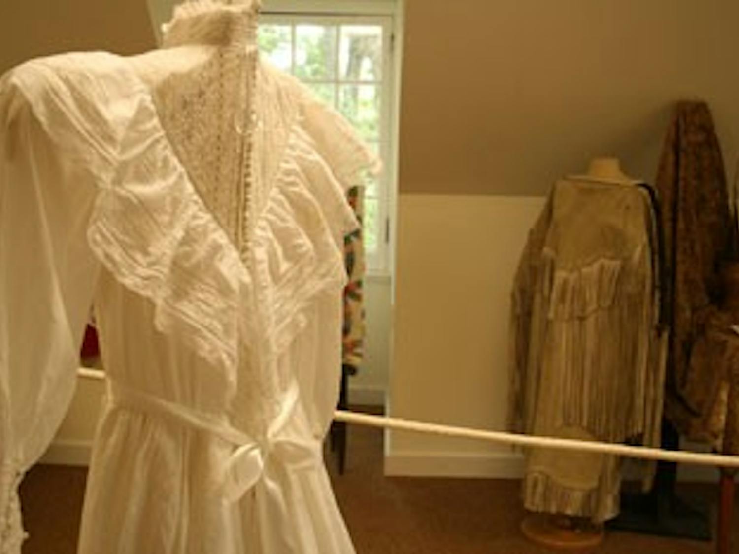 The “Orange County Brides” exhibit, showcasing wedding dresses, will run at the Orange County Historical Museum.