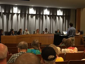 The Chapel Hill Town Council discussed parking and development at its meeting on Sept. 19, 2016.