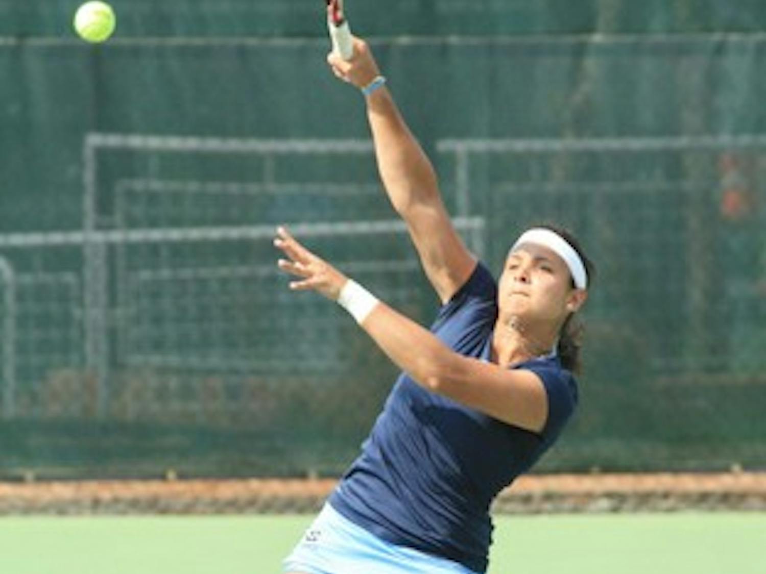Wednesday's match between UNC Women's Tennis against N.C. State Wolfpack