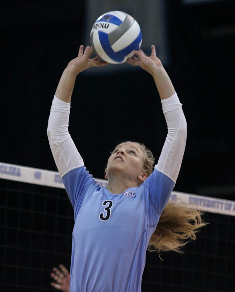 UNC beat Georgia Tech in Volleyball Sunday, September 30.
