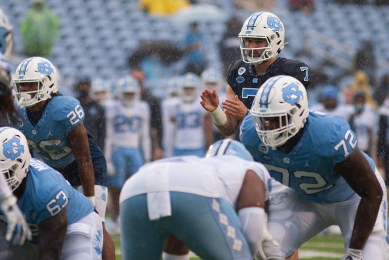 UNC football makes the most of spring game despite rain The Daily Tar