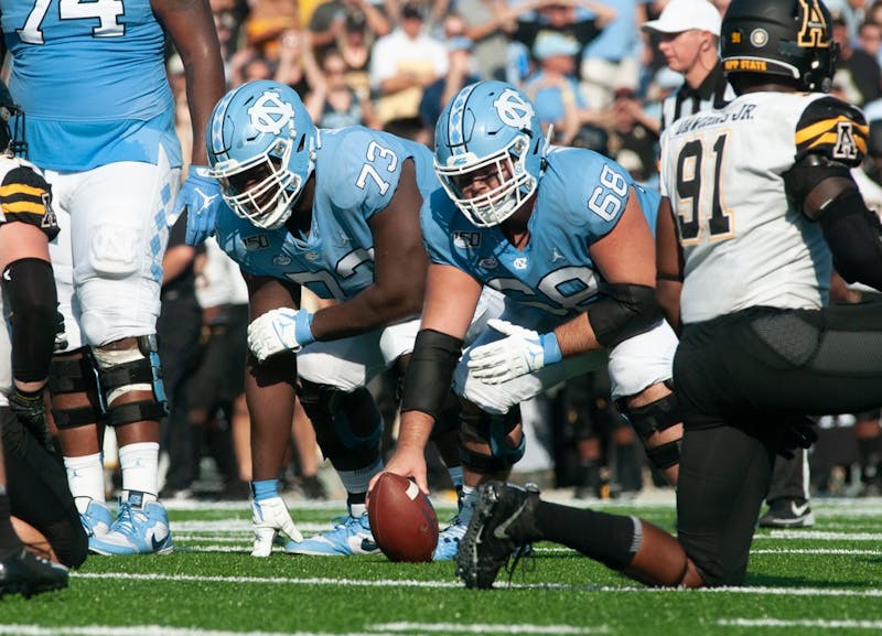 Four returning starters look to anchor UNC football's offensive line