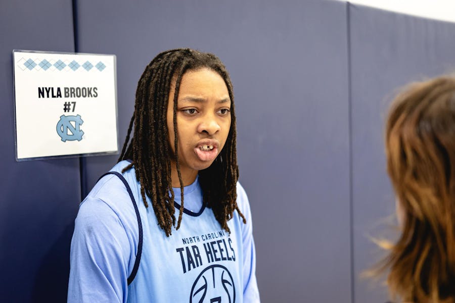 Nyla Brooks finds new family with UNC Women's Basketball Nyla Brooks finds new family with UNC Women's Basketball