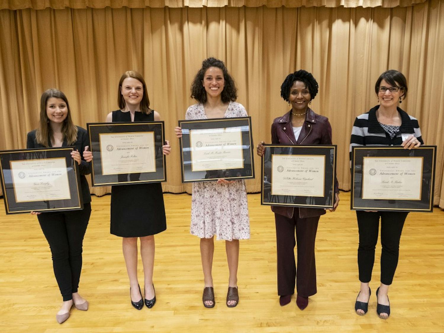 University Awards for the Advancement of Women. Held at the Sonja Haynes Stone Center on the campus of the University of North Carolina at Chapel Hill. March 19, 2019. Photo courtesy of Jon Gardiner/UNC-Chapel Hill.