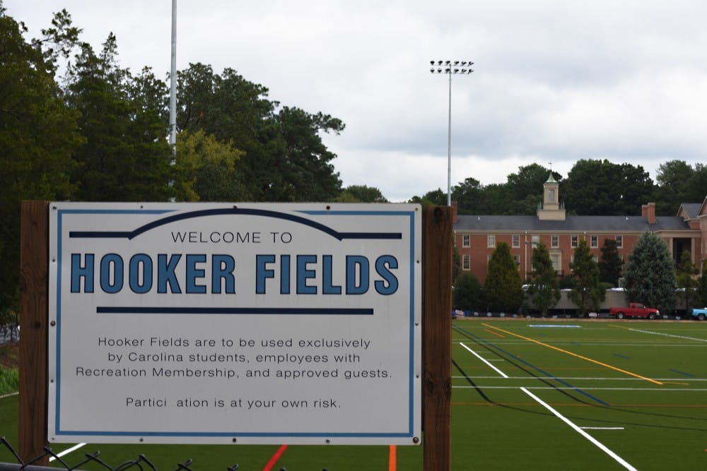 Hooker Fields are open again after construction. 
