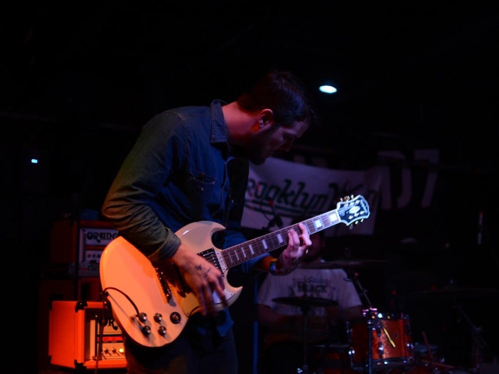 	Placeholder performs at Red 7 Patio during the 2014 South By Southwest Music Festival.