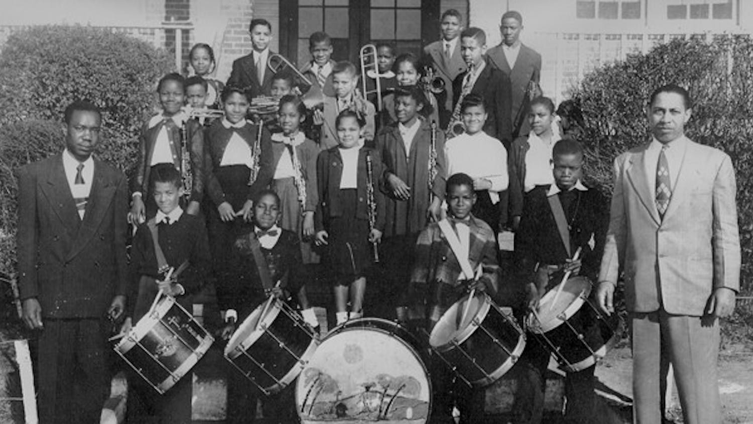 	The Northside Elementary band in 1951.