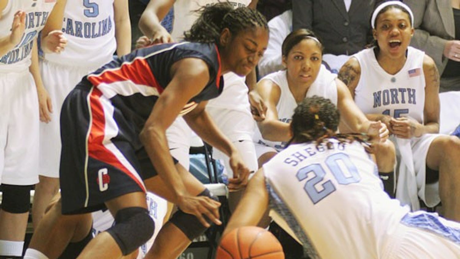 Connecticut came to the Smith Center last season and ripped North Carolina, 88-58. DTH File Photo