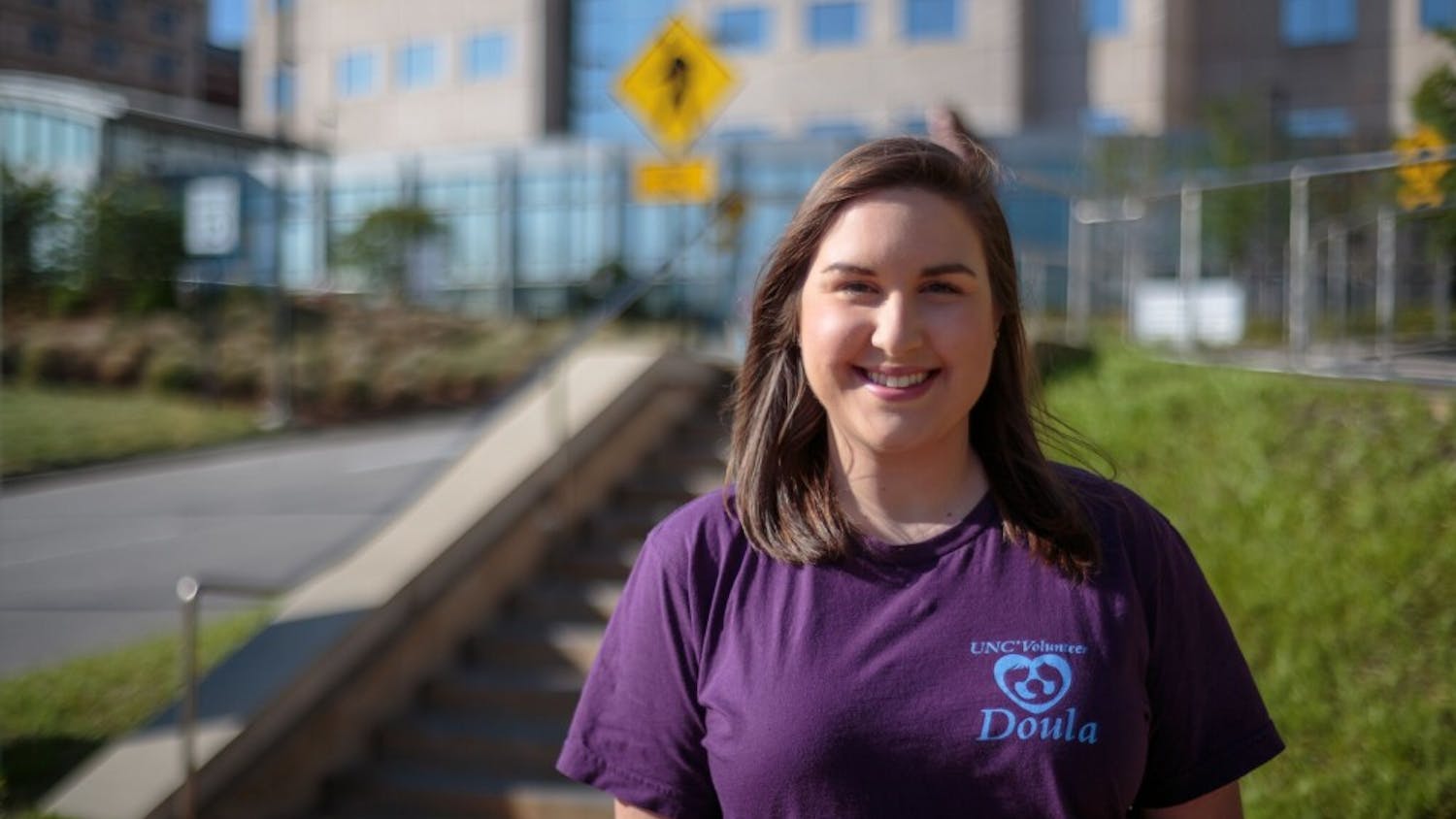Senior Psychology major Leah Daniel volunteers as a Doula at the UNC Hospitals.