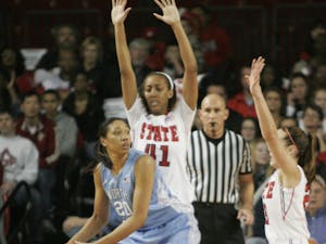 Womens basketball against NC State