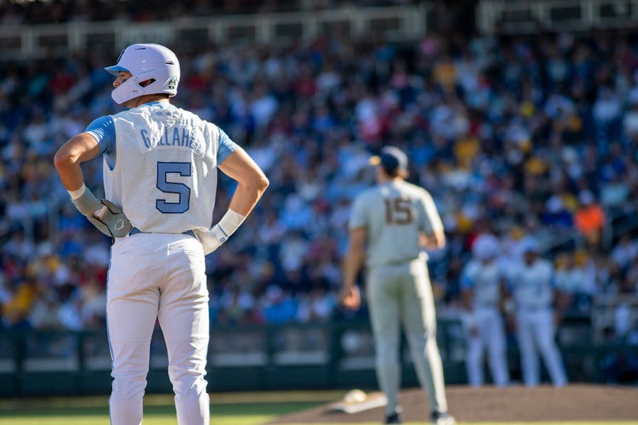 Gavin Gallaher comes up clutch in No. 5-seeded UNC baseball's win over No. 16-seeded West Virginia Gavin Gallaher comes up clutch in No. 5-seeded UNC baseball's win over No. 16-seeded West Virginia