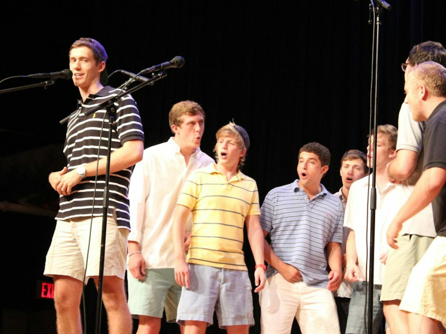 	Recruitment Kickoff also included a performance of three songs by the Clef Hangers. 