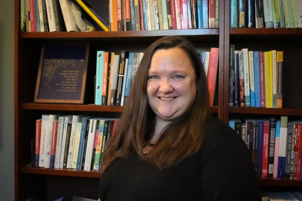 Rebecca Kreitzer is an associate professor of public policy at UNC, interested in policy inequality and the political factors that shape this inequality.