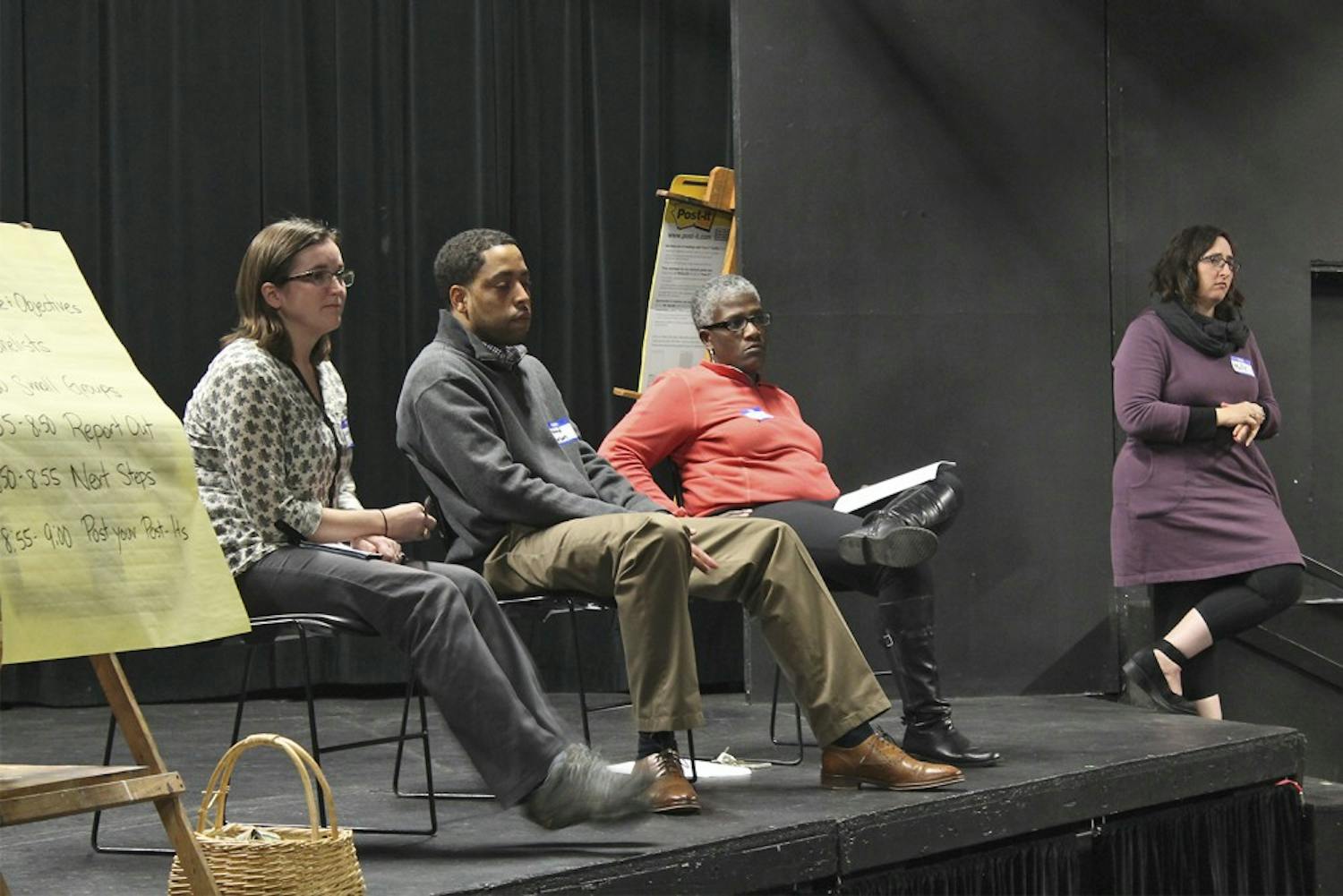 Chapel Hill citizens met on Wednesday at the ArtsCenter to open a dialogue about homelessness in the town.