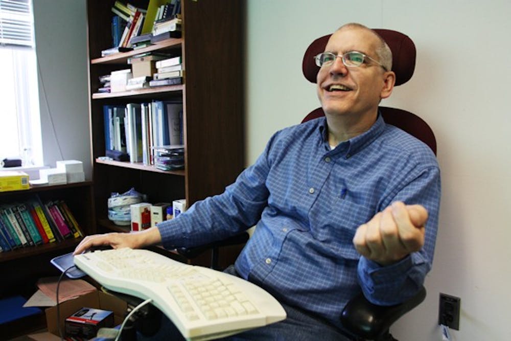 Gary Bishop discusses his work on Tar Heel Reader, a Web site where students with disabilities can read visually enhanced books.