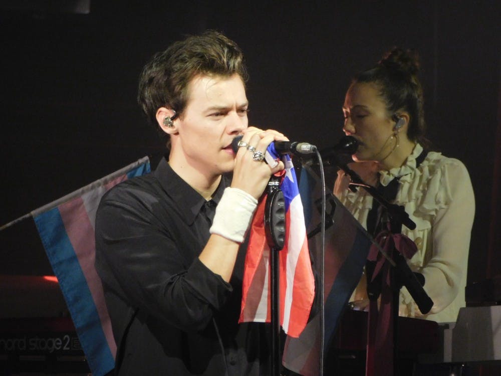 Harry Styles performed at the Daughters of the American Revolution Constitution Hall Sunday. Photo courtesy of Macie Spengler.