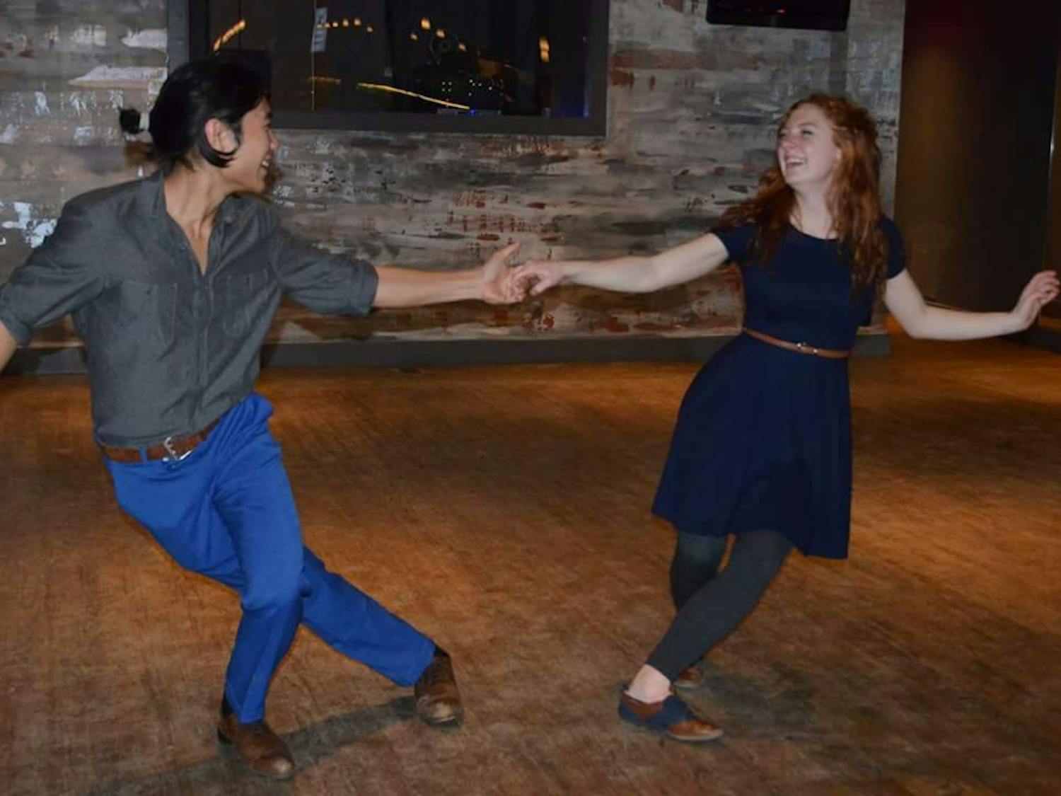 Jonathan Ng and Gillian Fortier, the founders of Prohibition Night, also teach swing dancing at the Prohibition Night events. Photo courtesy of Gillian Fortier.