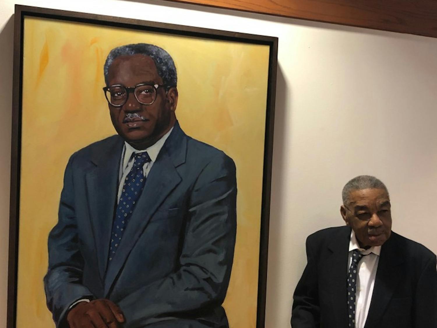 A portrait of Julius Chambers, a civil rights leader, was unveiled at the School of Law on Tuesday. 