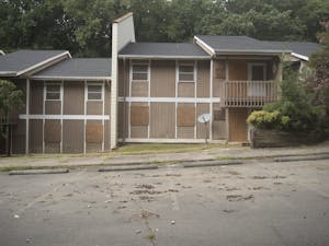 Trinity Court public housing community remains vacant due to structural damage on Saturday, Aug. 29, 2020. Trinity Court is set for demolition and rebuilding starting in 2022.