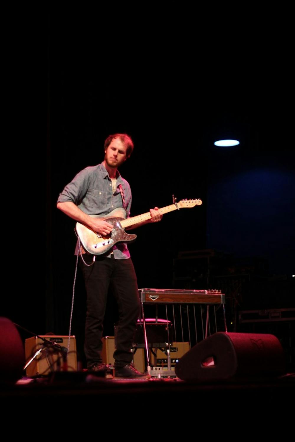 	<p>Jenks Miller of Mount Moriah performs at the Fletcher Opera Theater as part of the 2013 Hopscotch Music Festival.</p>