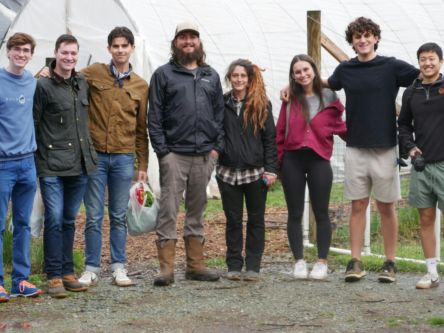 Members of "Build the Hill" visit Green Heal Farms, a business that was provided a microloan from the organization, on March 26, 2023.
Photo Courtesy of Benny Lispector.