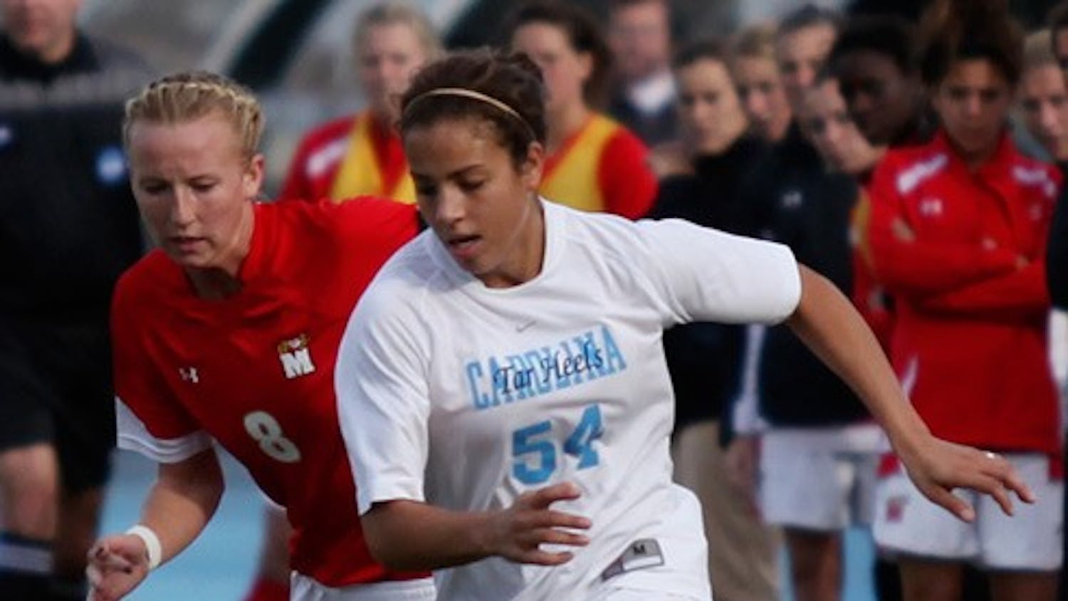 Senior forward Casey Nogueira scored during UNC’s win against Maryland in the NCAA Tournament. DTH/Will Cooper