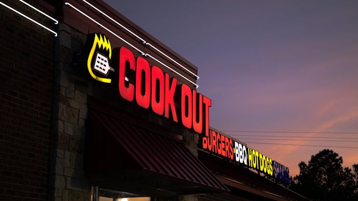 Cook Out may be coming to Chapel Hill soon. A Durham location of the fast food chain is pictured on June 10, 2022.