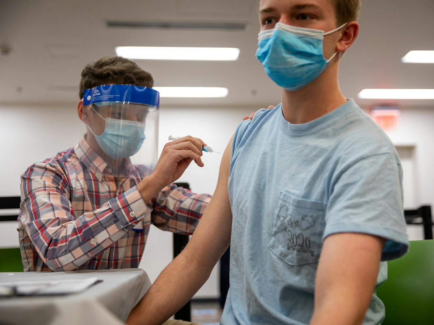 UNC's first on-campus vaccine clinic opens Wednesday