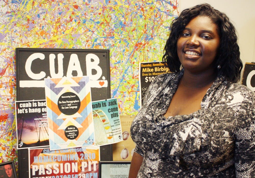 The President of the Carolina Union Activities Board, Cierra Hinton, made efforts to improve homecoming this fall.  