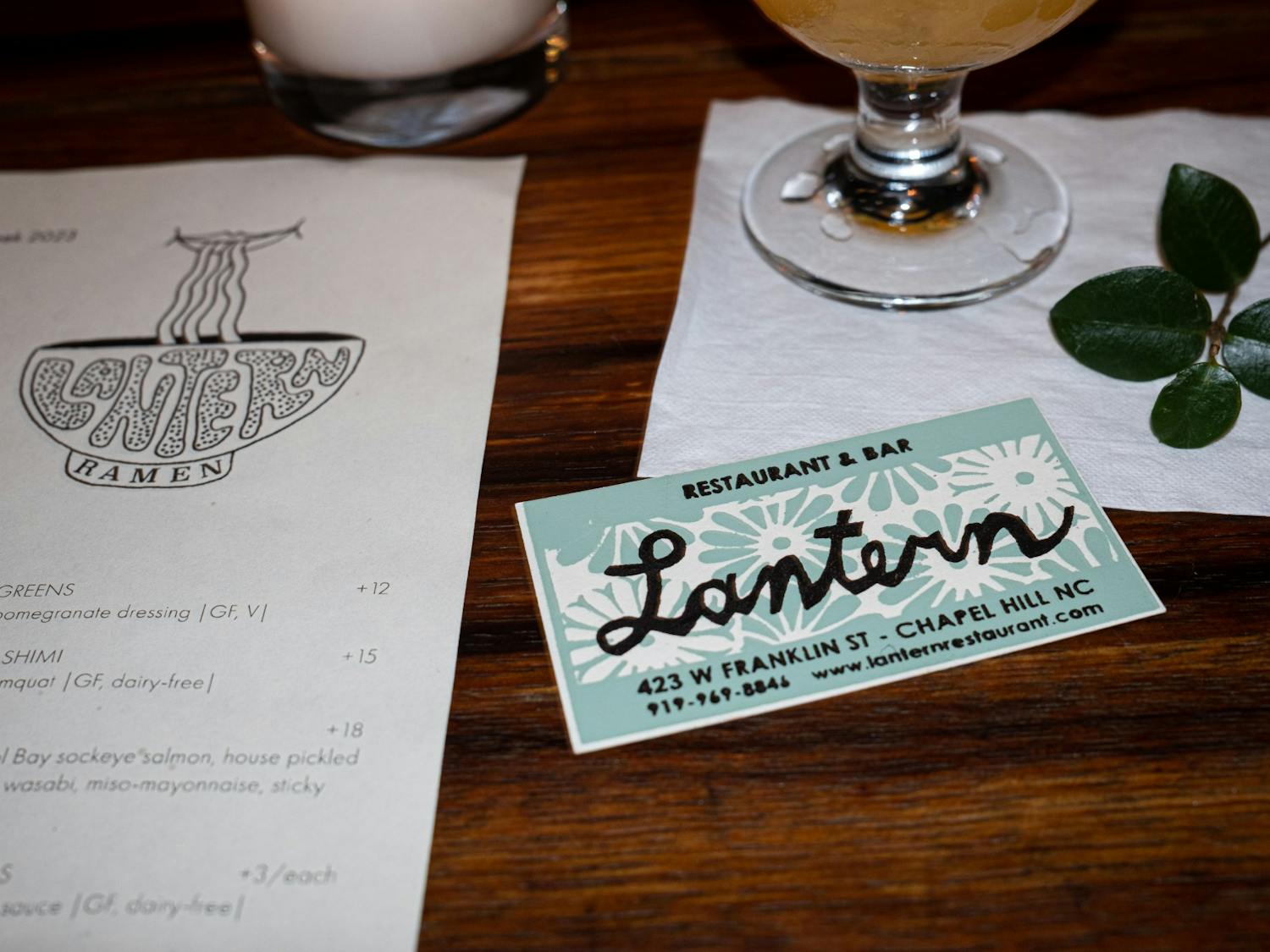 Lantern, an Asian-fusion restaurant on West Franklin Street, participated in Triangle Restaurant Week and is pictured here on Tuesday, Jan. 31, 2023.