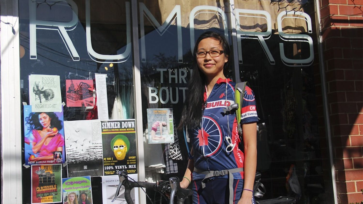 UNC student Alicia Chen will be holding a benefit night at Rumors on Wednesday in order to raise money for her Bike & Build trip. Chen hopes a portion of the money raised will go back to the Carrboro community. 