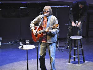 Milton Nascimento, the influential Brazilian singer-songwriter known for fusing Africanized jazz with Latin-American folk, performed at Memorial Hall on Saturday night.