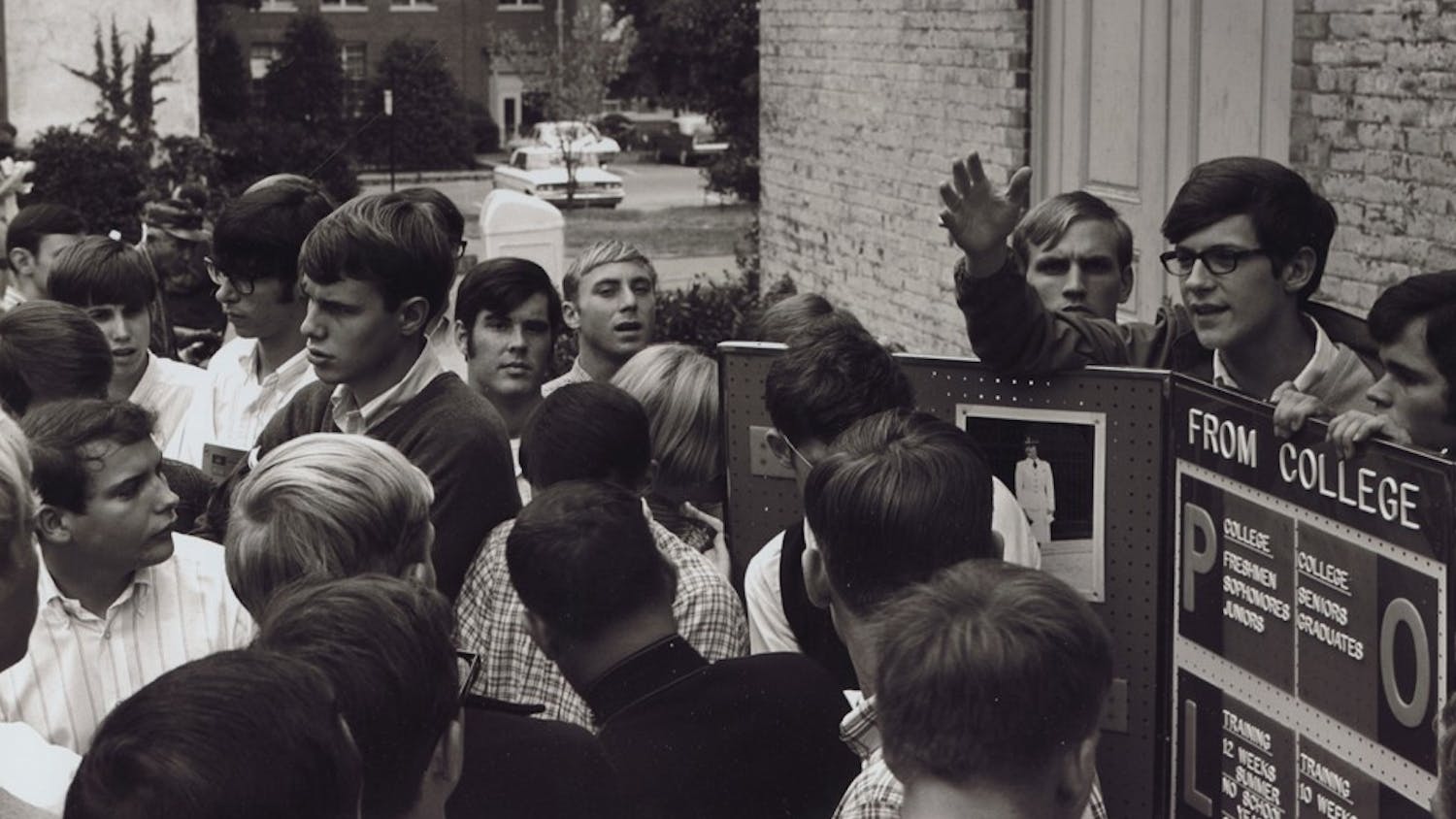 The Kent State March, Campus Y protesters and Anne Queen (left to right) have contributed to the last 150 years of the Campus Y, a student organization focused on social justice. The Campus Y, which has been at UNC since 1860, started dealing with social justice issues during the 1950s, when racial integration started.

