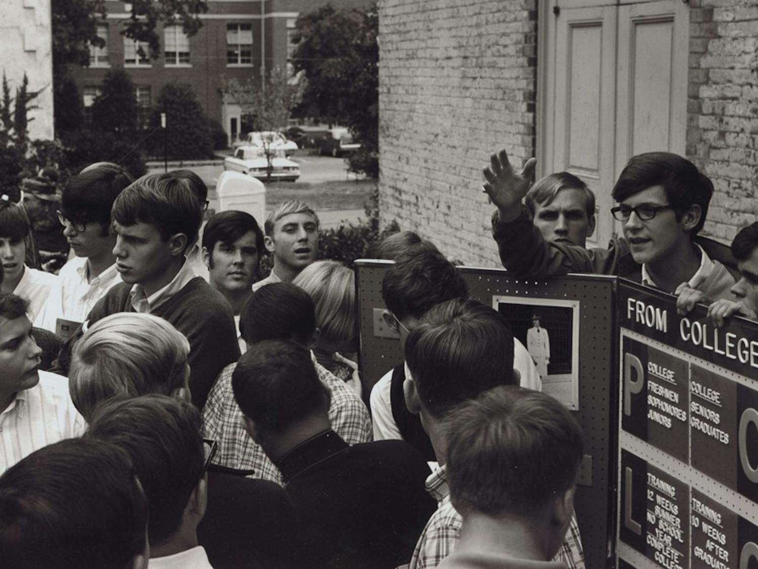 The Kent State March, Campus Y protesters and Anne Queen (left to right) have contributed to the last 150 years of the Campus Y, a student organization focused on social justice. The Campus Y, which has been at UNC since 1860, started dealing with social justice issues during the 1950s, when racial integration started.
