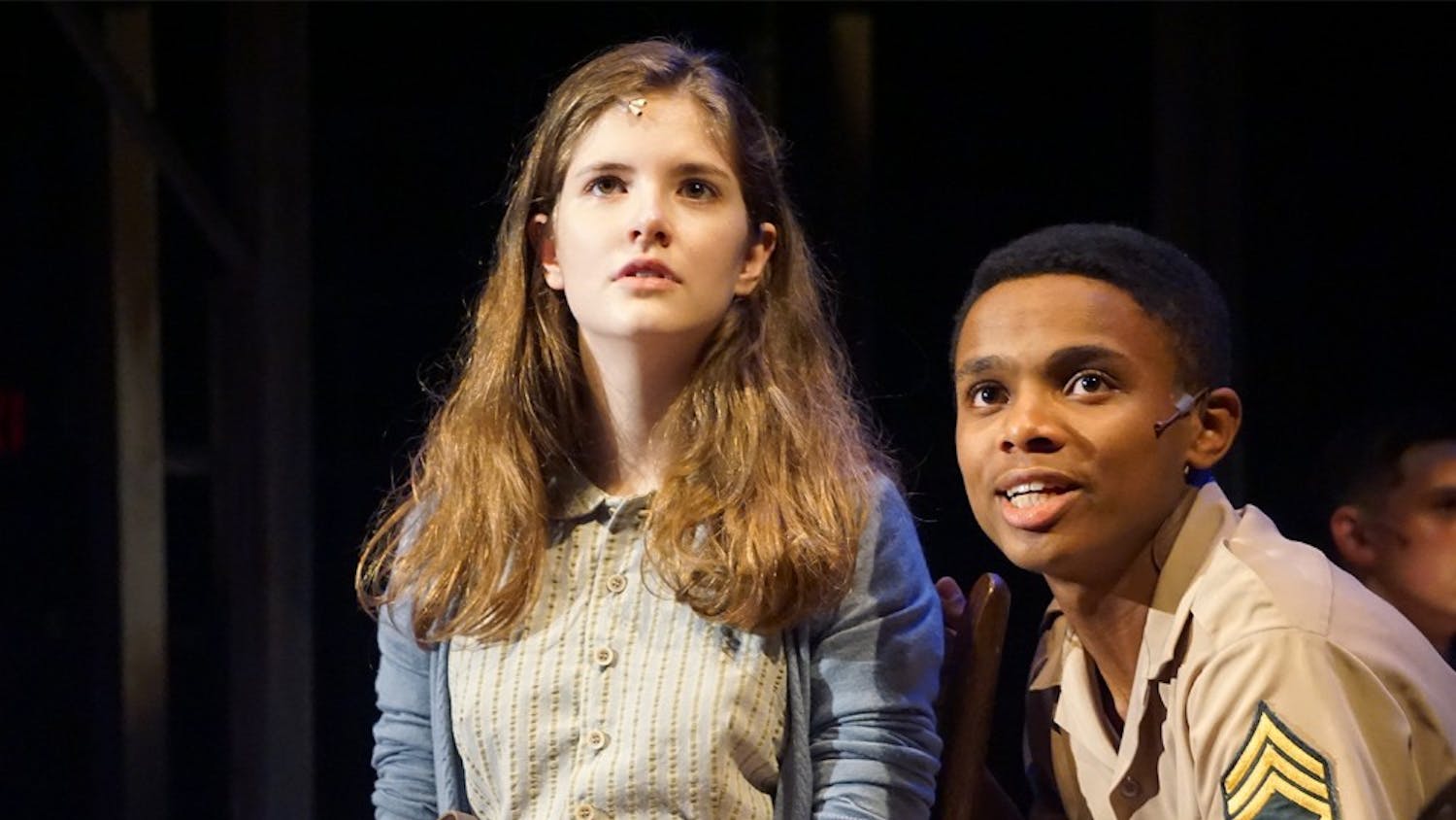 Presyce Baez (in the role of Flick) performs opposite Ainsley Seiger, who plays Violet.