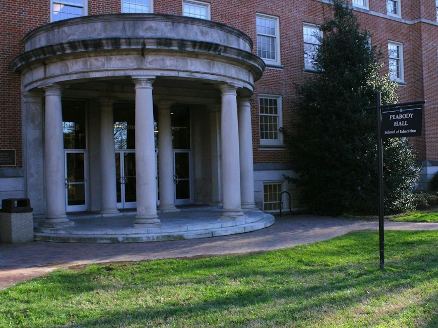 Peabody Hall houses UNC's School of Education.