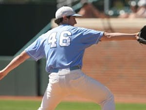 North Carolina reliever Brian Moran came in for starter Matt Harvey in the third inning of Sunday?s matchup with UVa. and finished with a career-high six and one-third inning outing" with eight strikeouts on no walks.