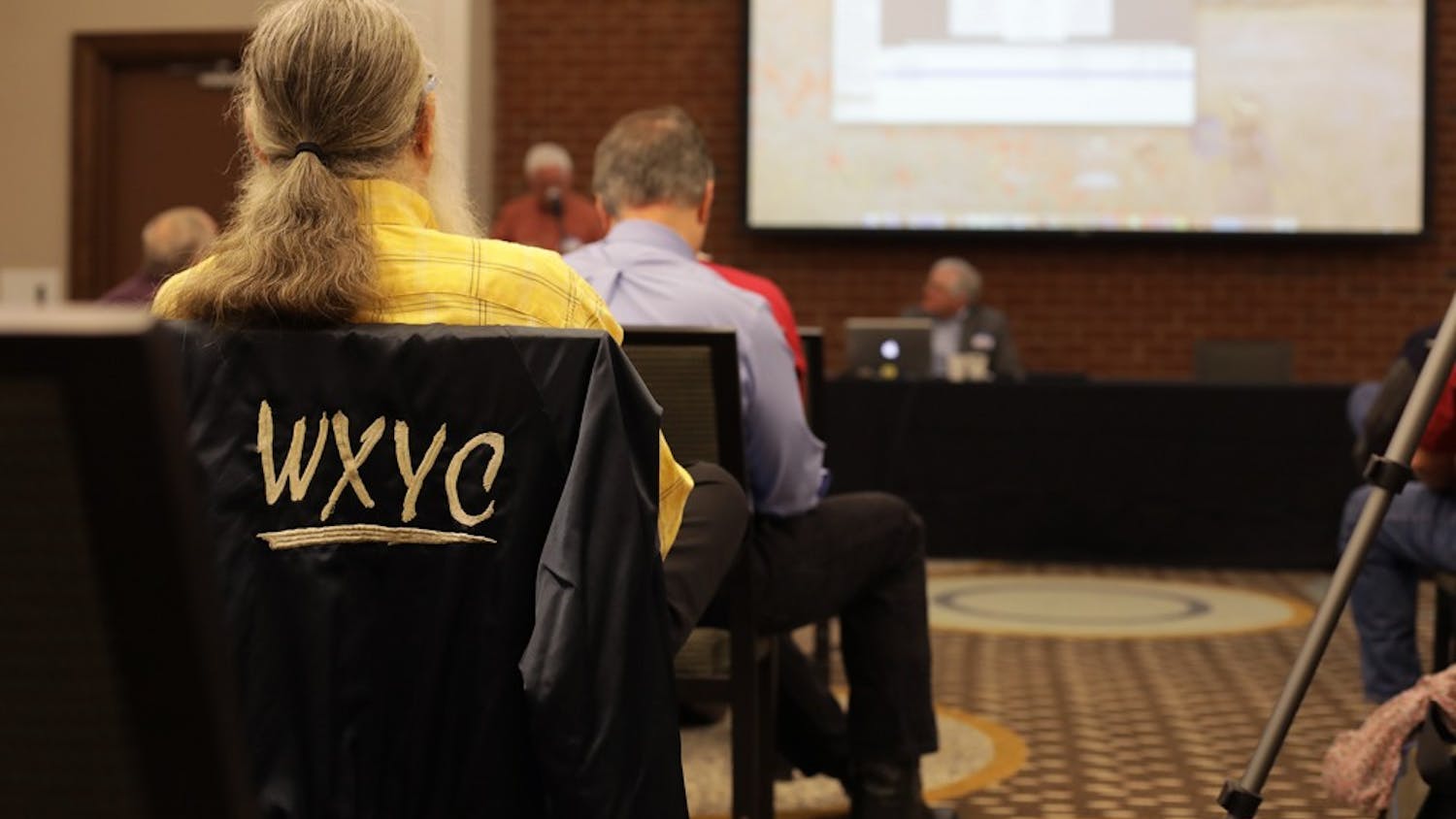 WXYC and WCAR alumni held a reunion in the Carrboro Hampton Inn & Suites Saturday.