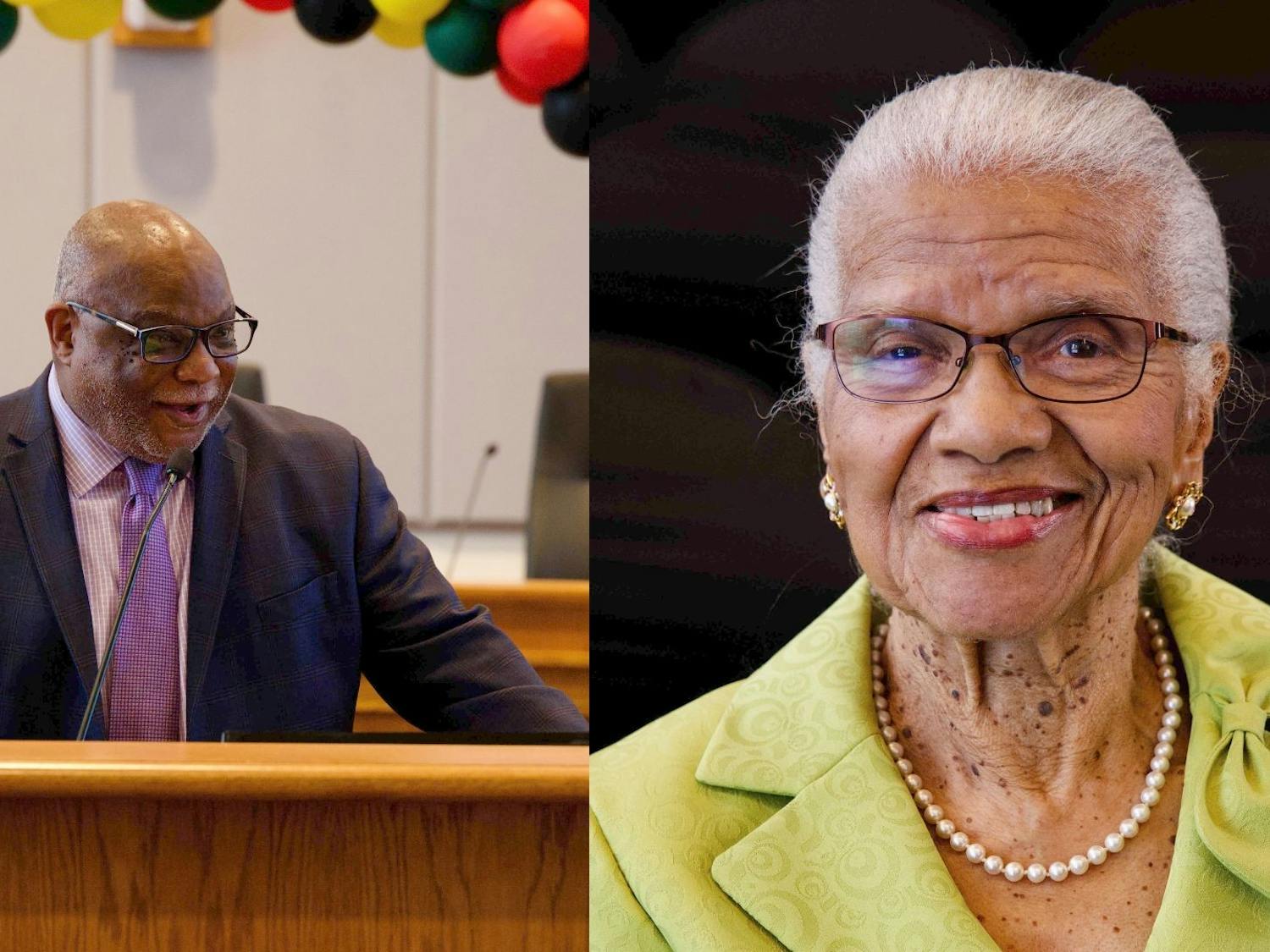 James E. Williams Jr. and Delores P. Simpson, the recipients of the 2023 Pauli Murray Award, are pictured.
Photo Courtesy of Tony Farrell.